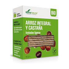Tostadas De Arroz Y Castaña Bio 95 Grs. (Soria)