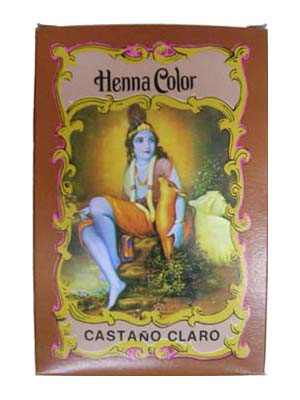 Henna Castaño Claro Polvo 100Gr. (Radhe Shyam)