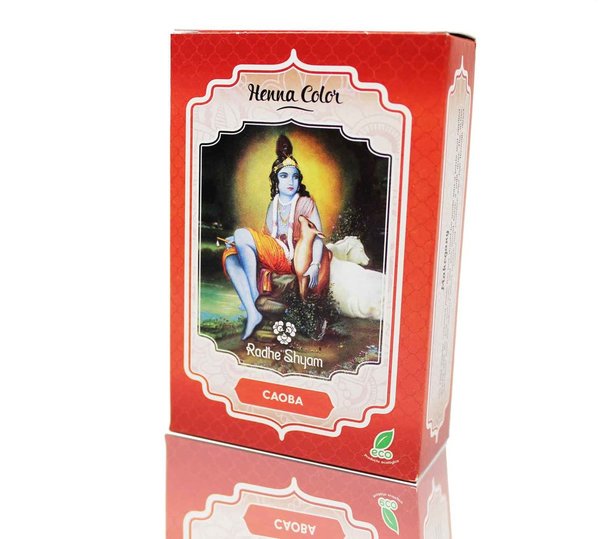 Henna Polvo Castaño Caoba 100 Grs. (Radhe Shyam)