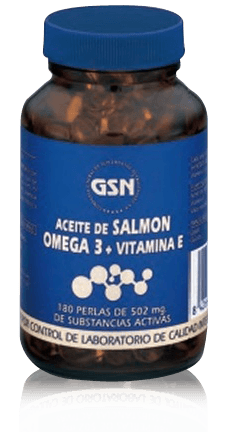 Aceite De Salmon Omega 3 + Vit. E 180 Perlas (Gsn)