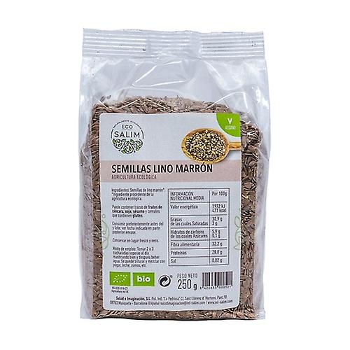 Semillas De Lino Marron Bio 250 Grs. (Eco Salim)