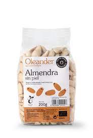 Almendra Sin Piel Bio 200 Grs. (Oleander)