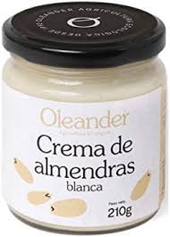 Crema De Almendra Blanca Sin Piel Bio 210 Grs. (Oleander)