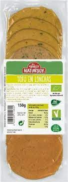 Tofu Lonchas 150 Grs. (Natursoy)