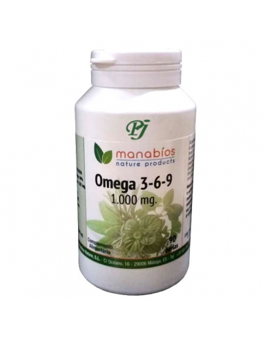 Omega 3 6 9  Premium 1000 Mg. 90 Perlas (Manabios)