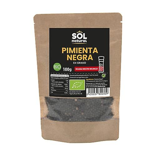 Pimienta Negra En Grano Bio 100 Grs. "Doypack" (Sol Natural)