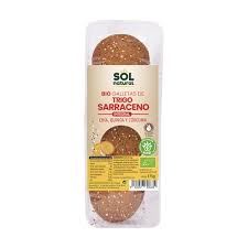 Galletas T. Sarraceno Chia Quinoa Curcuma Bio 175 G. (Sol Natural)