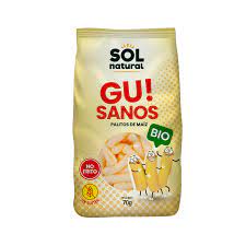 Gusanitos De Maiz C/Sal Bio 70 Grs. (Sol Natural)
