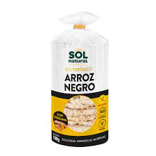 Tortitas De Arroz Negro Y Curcuma Bio S/Glut. (Sol Natural)