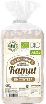 Pan Tierno De Kamut Sin Corteza Bio 300 Grs. (Sol Natural)