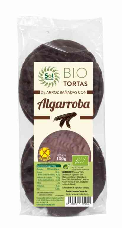 Tortitas De Arroz Algarroba Bio 100 Grs. (Sol Natural)