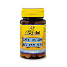 Calcio 500 Y Vit. D 50 Com. (Nature Essential)