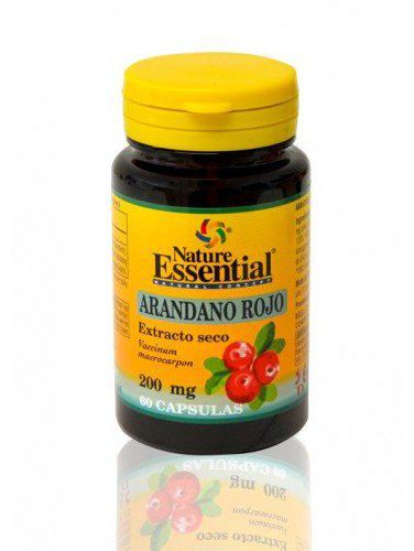 Arandano Rojo 60 Caps. 200 Mg. (Nature Essential)