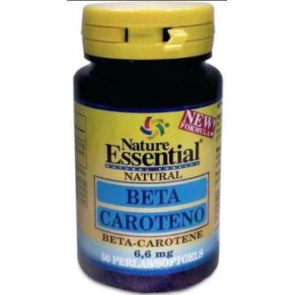 Betacaroteno 50 Perlas 10.000 I.U. (Nature Essential) Nueva Formula