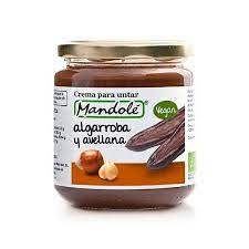 Crema De Algarroba Y Avellana Bio 375 Grs. *Sin Aceite Palma* (Mandole)
