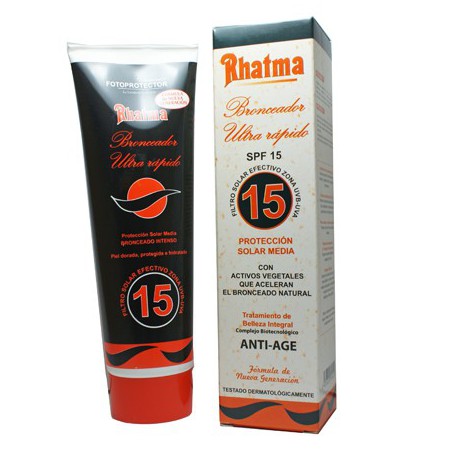 Bronceador Ultra Rapido F-15 200 Ml. (Rhatma)