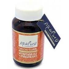 Calcio Coral Vitamina D3+Magnesio 120 Caps (Estado Puro)