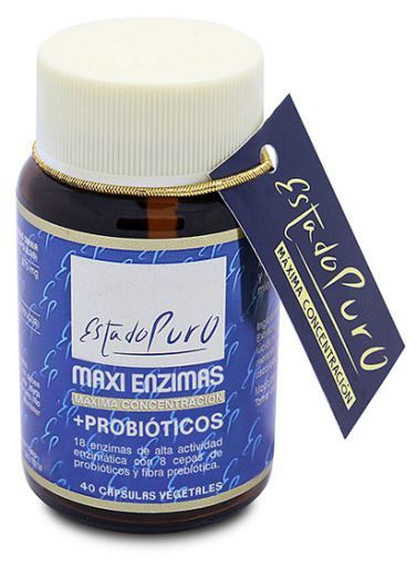 Maxi Enzimas + Probioticos 40 Caps. (Estado Puro) Tongil
