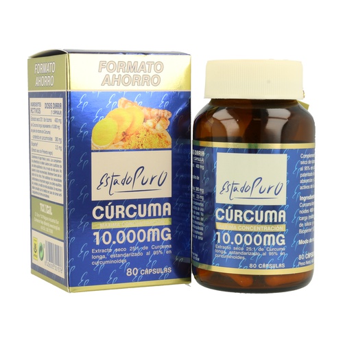 Curcuma 10.000 Mg. 80 Caps. (Estado Puro)(Tongil)