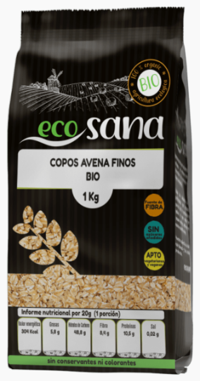 Copos Avena Finos 500 Grs (Ecosana)