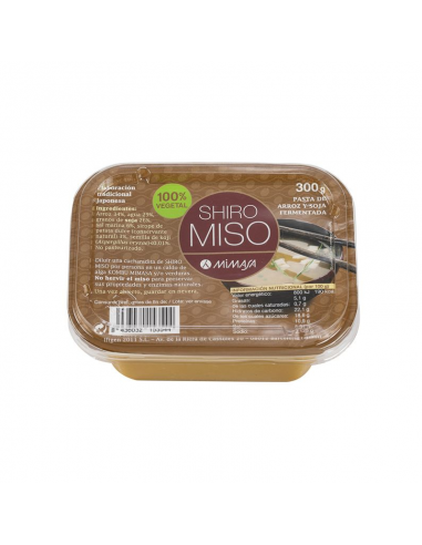 Shiro Miso No Pasteurizado 300 Grs. (Mimasa)