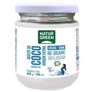 Aceite De Coco Virgen Bio 400 Grs. (Naturgreen)