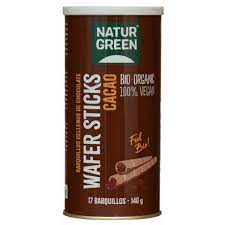 Barquillos Rellenos Chocolate 140 Grs. (Naturgreen)