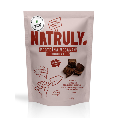 Proteina Vegana Chocolate Bio 350 Grs. (Natural Athlete)