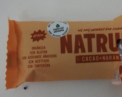 Barritas Cacao Naranja 40 Grs. (Natural Athlete)
