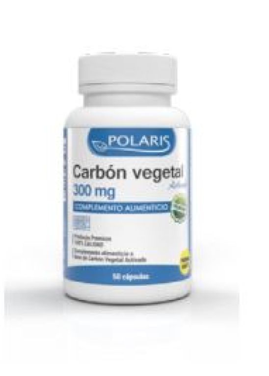 Carbon Vegetal  Activado 60 Tab. 500 Mg (Polaris)