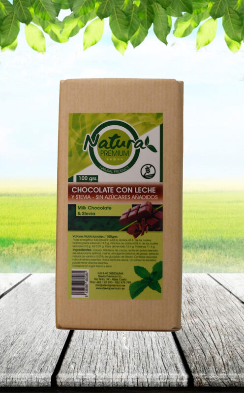 Chocolate Con Leche Y Estevia 100 Grs. (Stevia Premuim)