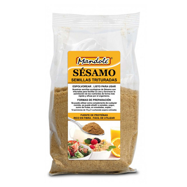 Sesamo Tostado Triturado "Polvo" Bio 175 Grs. (Mandole)