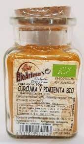 Curcuma Y Pimienta Molida 85 Grs. (Bioartesa)