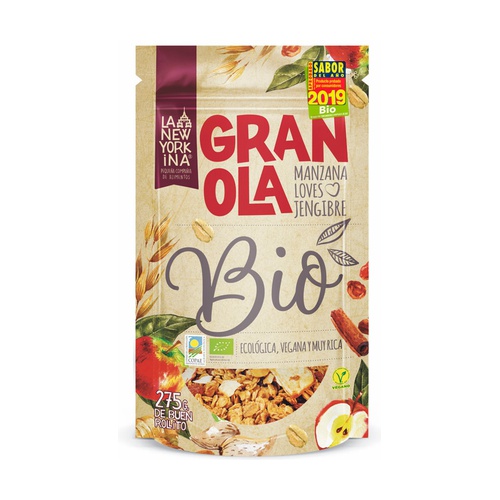 Granola Manzana Loves Jengibre Bio (La Newyorkina)