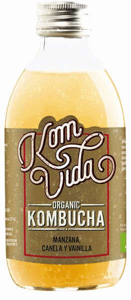 Kombucha Komvida Manzana Canela Vainilla 250 Ml