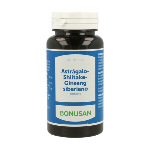 Astragalo, Ginseng Siberiano, Shiitake 90 Caps. (Fisiosan)