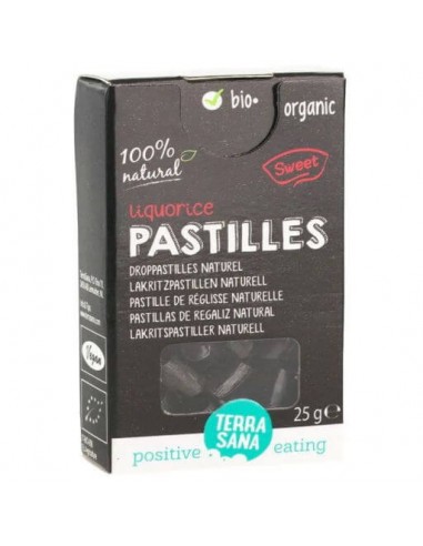 Pastillas De Regaliz Natural 25Gr (Terrasana)