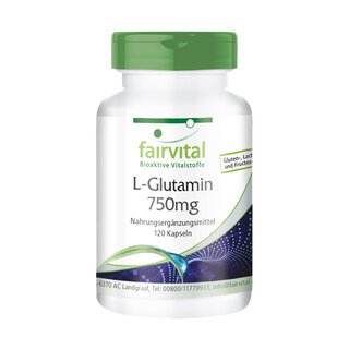 Glutamina 750 Mg. 120 Caps. (Fairvital)