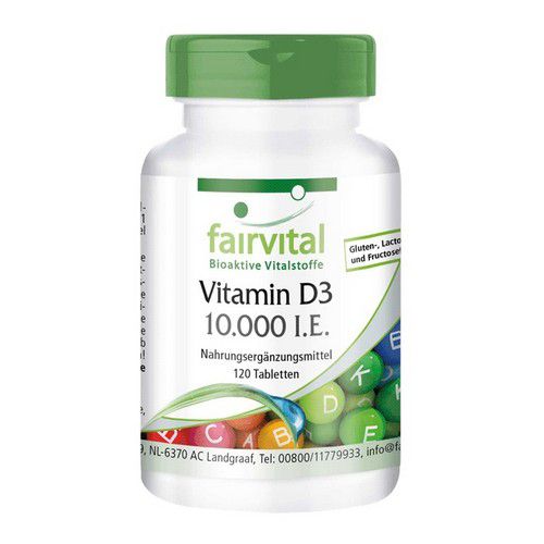 Vitamina D3 10.000 Ie 120 Tab. (Fairvital)