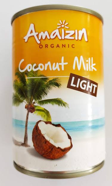 Leche De Coco Light Bio 400 Ml. (Amazin)