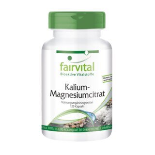 Citrato Potasio Y Magnesio 120 Caps. "Kalium Magnesiumcitrat" (Fairvital)