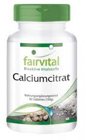 Citrato De Calcio 300 Mgde Calcio 90 Tab. (Fairvital)