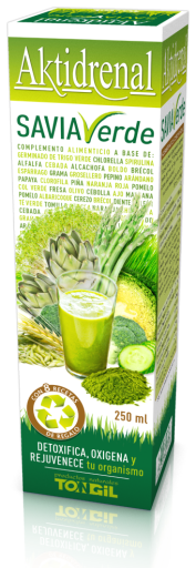 AKTIDRENAL SAVIA VERDE "BATIDOS VERDES" 250 ML. (TONGIL)