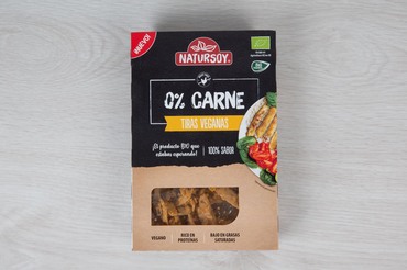 PLato tiras veganas 0% carne-130 GR