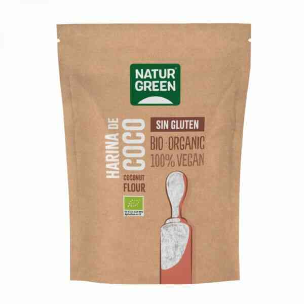 Harina de Coco bio sin gluten 500 GR (Naturgreen)