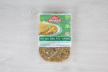 Hamburguesa Cereal Quinoa Pesto Almendra 200gr