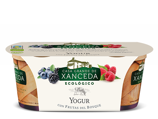 Yogur con frutas del bosque 2*125 gr (Xanceda)