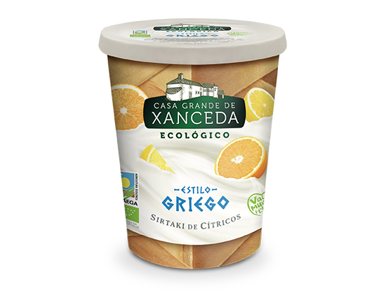 Yogur ecológico griego cítricos 400grs XANCEDA