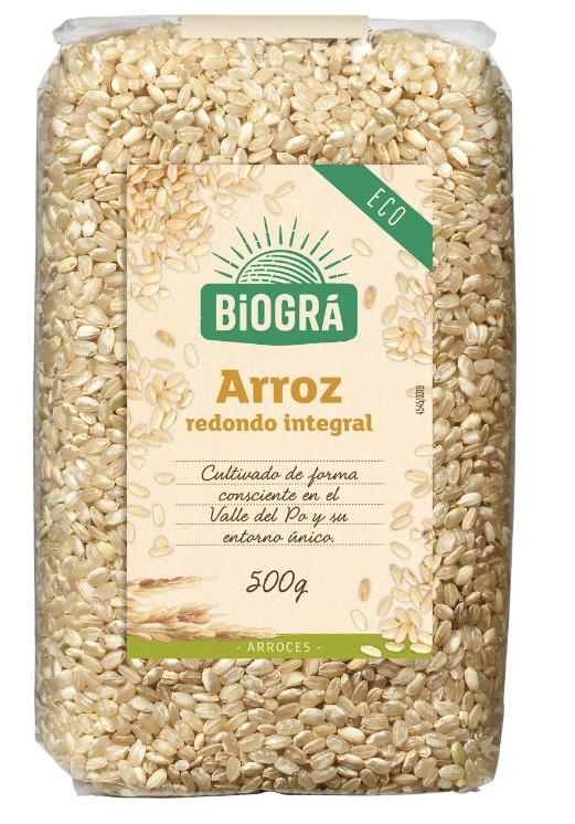 Arroz Integral Redondo 500 gr. (Biogra)