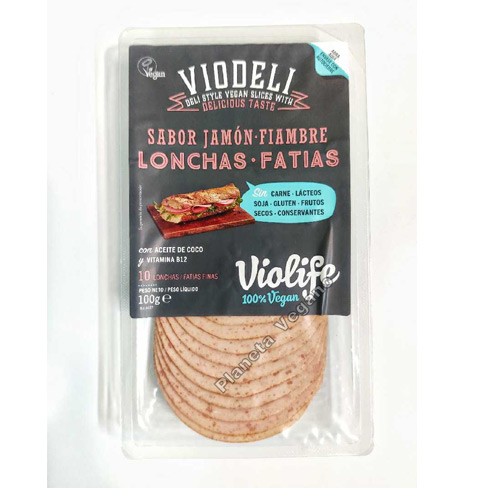 Lonchas Veganas Sabor Jamon York 100 Gr. (Viodeli)